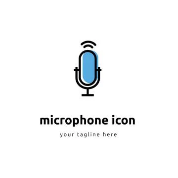 Voice vector icon, Record. Microphone vector icon, web design icon.Recording Stock Illustration