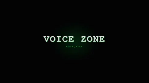 Voice Zone Text Animation - Digital Communication and Technology Concept Stock Footage 331568186