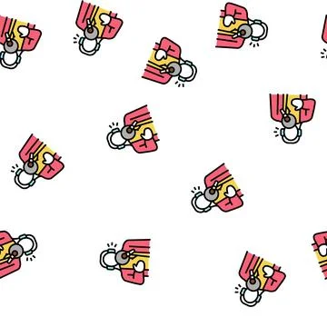 Voiceover artist vector seamless pattern 库存插图