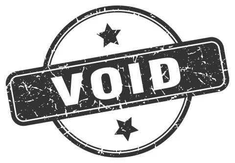 Void grunge stamp Stock Illustration
