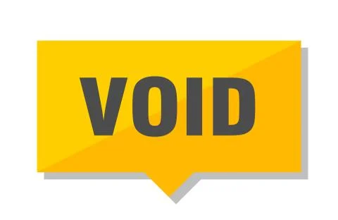 Void price tag Stock Illustration