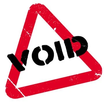 Void rubber stamp Stock Illustration