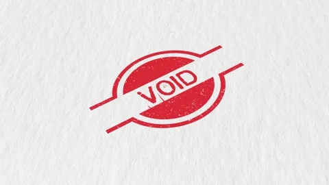 VOID Stamp Stock Footage 300122695