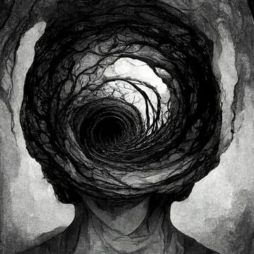 THE VOID v06 Illustrazione stock