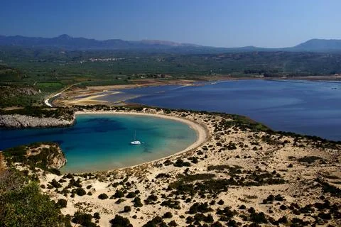 Voidokilia beach Stock Photos