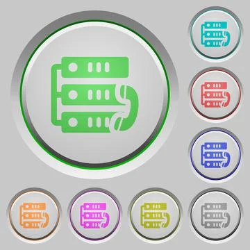 VoIP call push buttons Stock Illustration