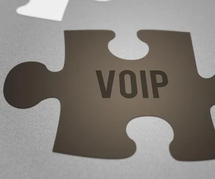 Voip puzzle Stock Illustration