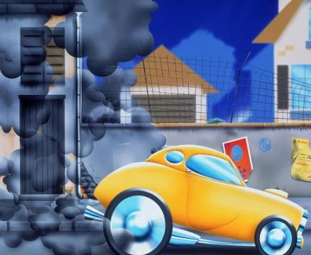 VOITURE Stock Illustration