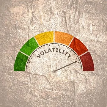 Volatility business concept Stock Illustration