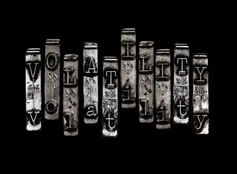 Volatility concept Stock Photos