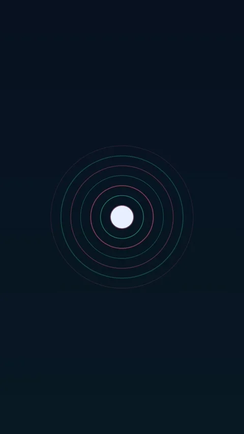 Volatility Shockwave Vertical Motion Graphic Animation Vídeos de archivo 345152806
