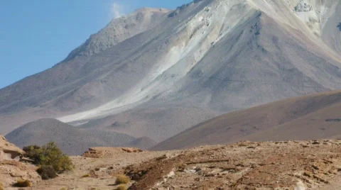 Volcan Ollague time lapse Stock Footage 635293