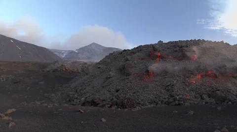 Volcanic activity 스톡 동영상 50881350