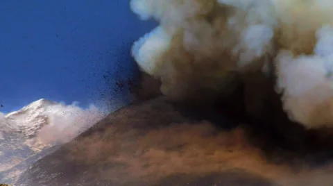 Volcanic ash Stock Footage 31210608