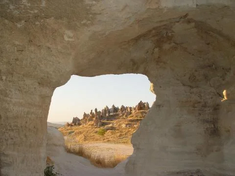 Volcanic cliffs and rock formations at Cappadocia Photos