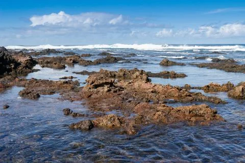 Volcanic coast Foto stock