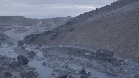 Volcanic Country Stock Footage 85392194
