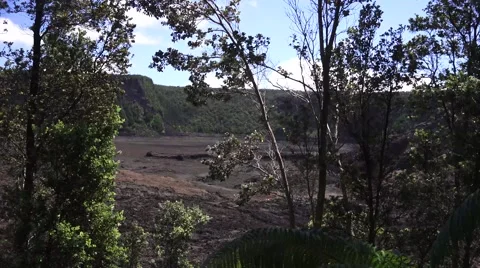 Volcanic Crater Stock Footage 42848023