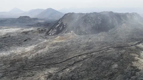 Volcanic Crater Stock Footage 244146035