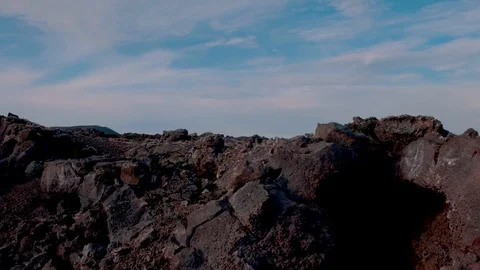 Volcanic Desert Pan Stock Footage 102125277