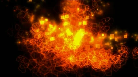 Volcanic erupt,falling magma,explosion fire. Stock Footage 11984692
