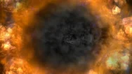 Volcanic Eruption Animation Stock Footage