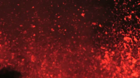 Volcanic eruption close up Stock Footage 35937466