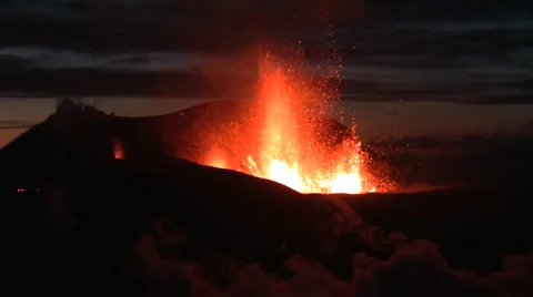 Volcanic Eruption Video stock 1001934