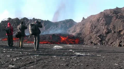 Volcanic Eruption Stock Footage 10722167