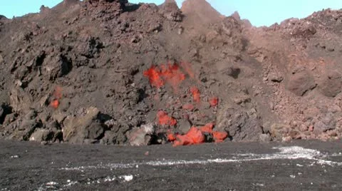 Volcanic Eruption Stock Footage 10722219
