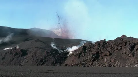 Volcanic Eruption Stock Footage 10722514