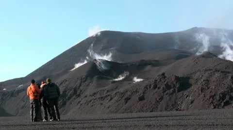 Volcanic Eruption Stock Footage 10723392