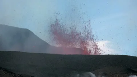 Volcanic Eruption Video stock 10723404
