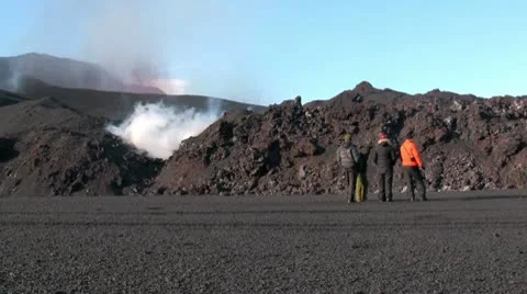 Volcanic Eruption Stock Footage 10723441