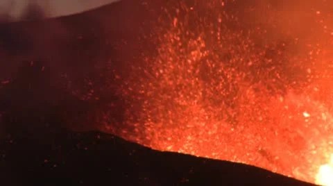 Volcanic Eruption Video stock 10723834