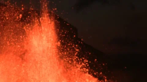 Volcanic Eruption Video stock 10723848