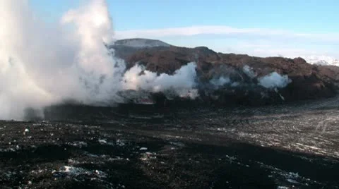 Volcanic Eruption Stock Footage 10727447