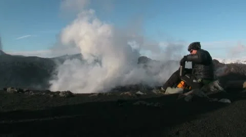 Volcanic Eruption Stock Footage 10727452