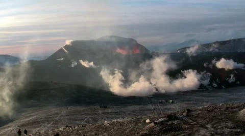 Volcanic Eruption Stock Footage 10727468