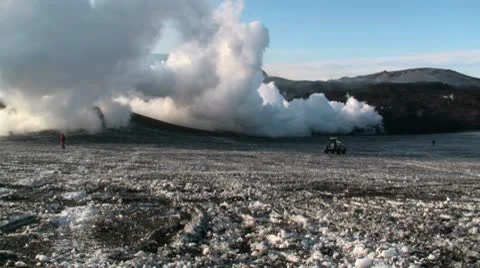 Volcanic Eruption Stock Footage 10727470