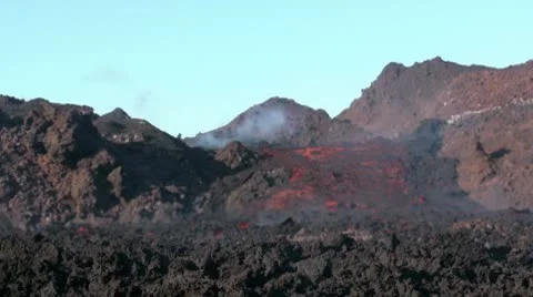 Volcanic Eruption Stock Footage 10727479