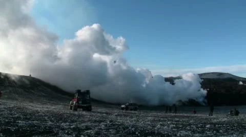Volcanic Eruption Stock Footage 10727481