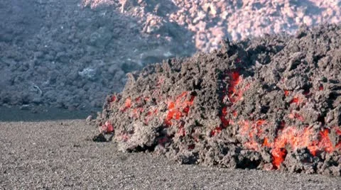 Volcanic Eruption Stock Footage 10727483