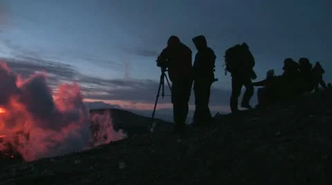 Volcanic Eruption Video stock 10728126