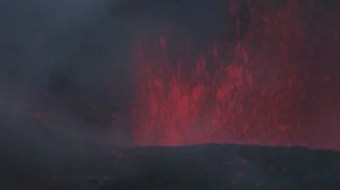 Volcanic eruption Stock Footage 35934145