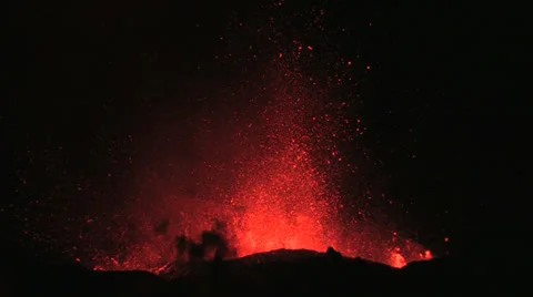 Volcanic eruption Stock Footage 35934146