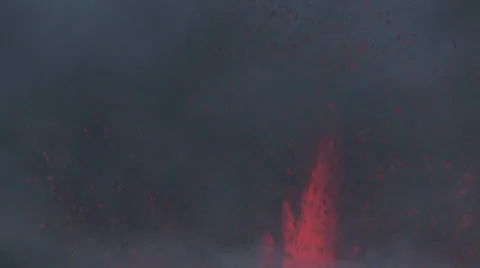 Volcanic eruption Stock Footage 35934244