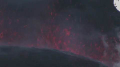 Volcanic eruption Stock Footage 35934537
