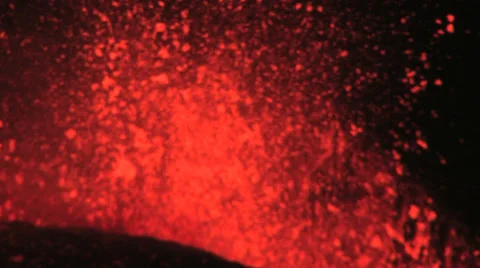Volcanic eruption Stock Footage 35935268