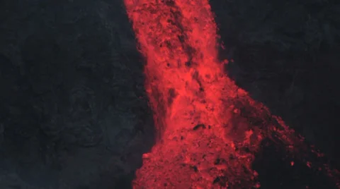 Volcanic eruption Stock Footage 35935811